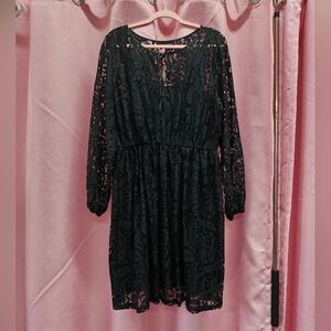 Lane Bryant Black Lace Dress Sz 18/20